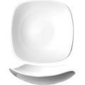 International Tableware 16 Oz Quad Square Fine Porcelain Soup Plate, PK24 QP-18